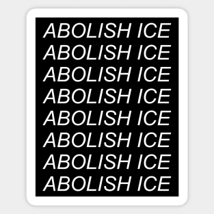 Abolish Ice - Repeating Sticker